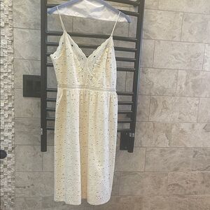 ba&sh Cream Midi Dress
